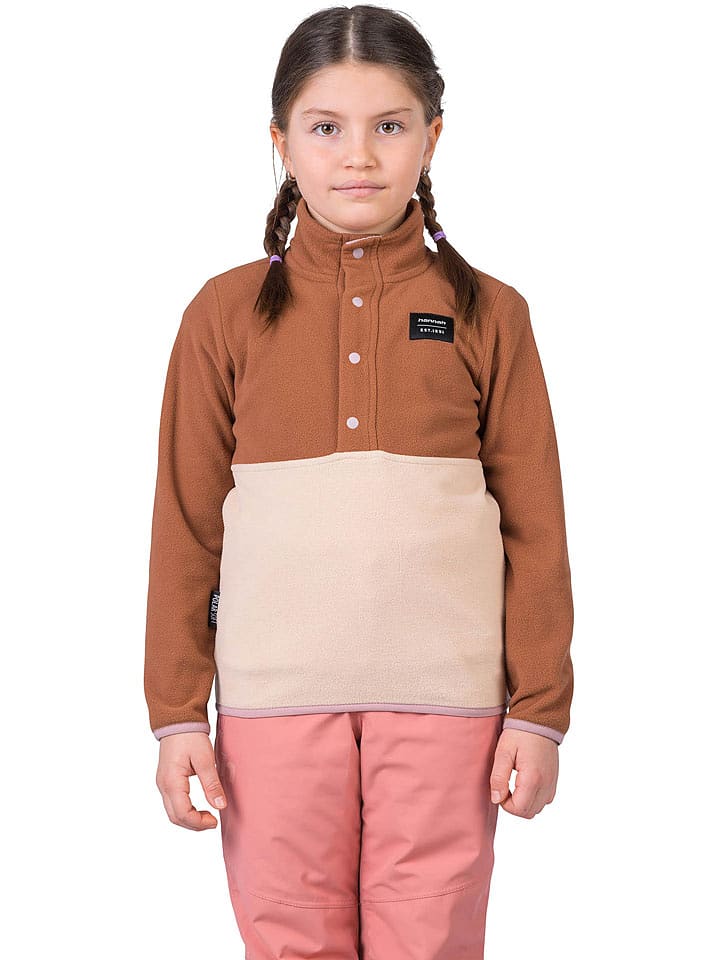 Hannah Bluza polarowa "Mint" w kolorze jasnobrązowo-kremowym rozmiar: 134/140