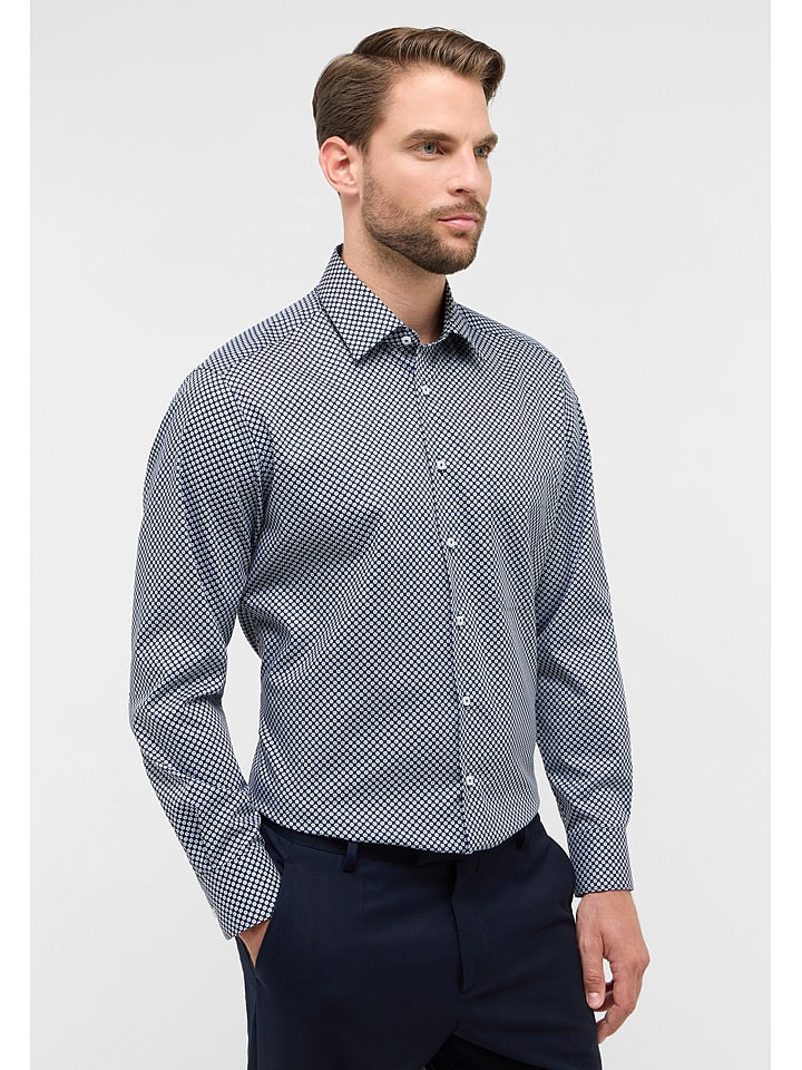 Eterna Koszula - Comfort fit - w kolorze granatowym rozmiar: 42