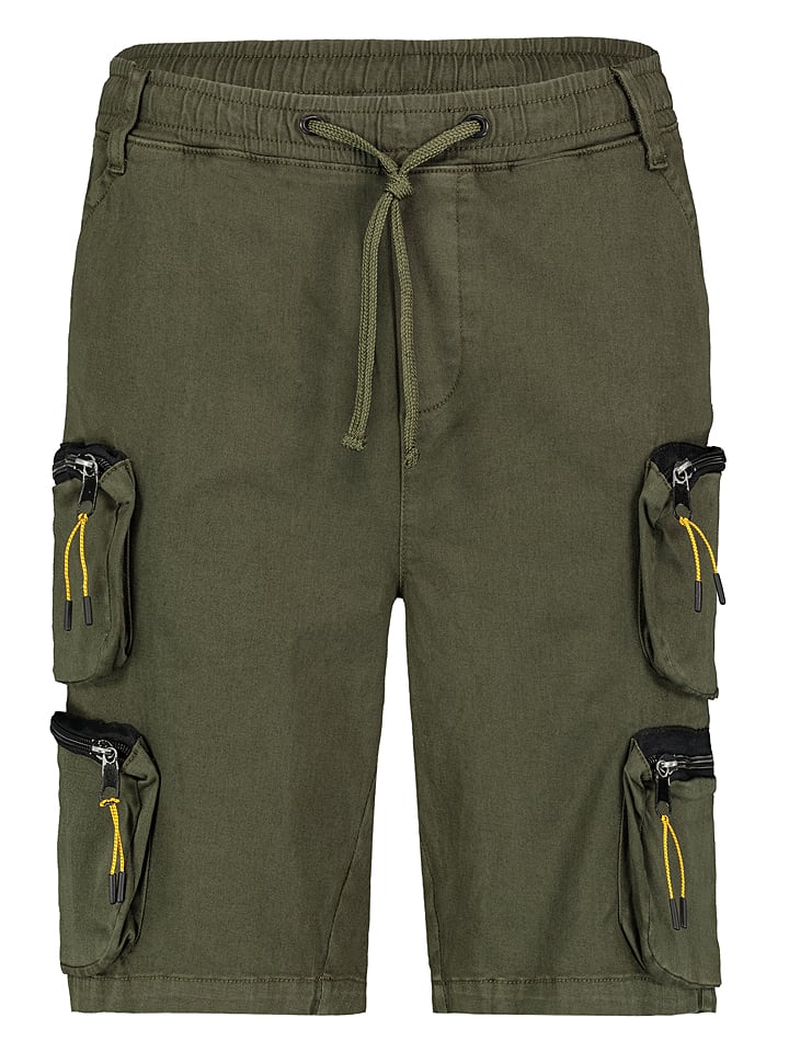 Authentic Style Bermudy w kolorze oliwkowym rozmiar: M