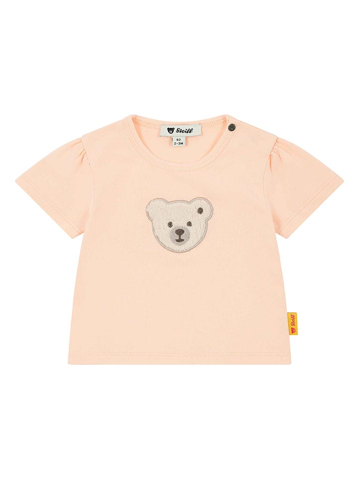 Steiff Koszulka w kolorze jasnoróżowym rozmiar: 92