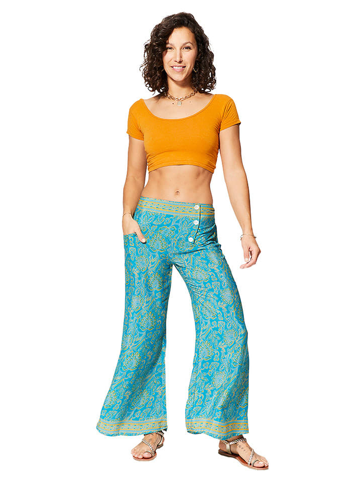 Ipanima Spodnie w kolorze turkusowym rozmiar: 38/40