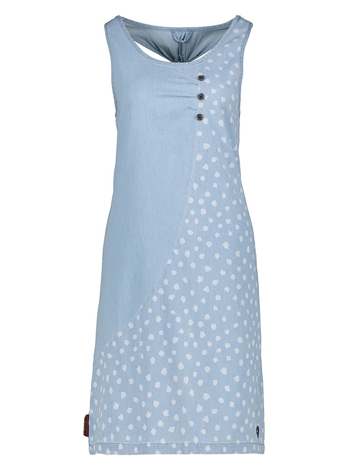 alife and kickin Sukienka "Came" w kolorze błękitnym rozmiar: M