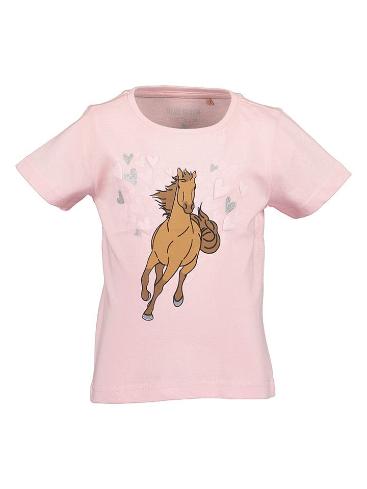 Blue Seven Koszulka w kolorze jasnoróżowym rozmiar: 92