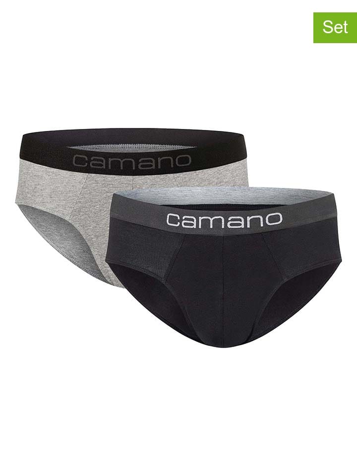 camano Slipy (2 pary) w kolorze czarno-szarym rozmiar: XL