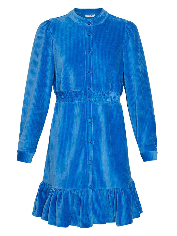 MOSS COPENHAGEN Sukienka "Floriana" w kolorze niebieskim rozmiar: L/XL