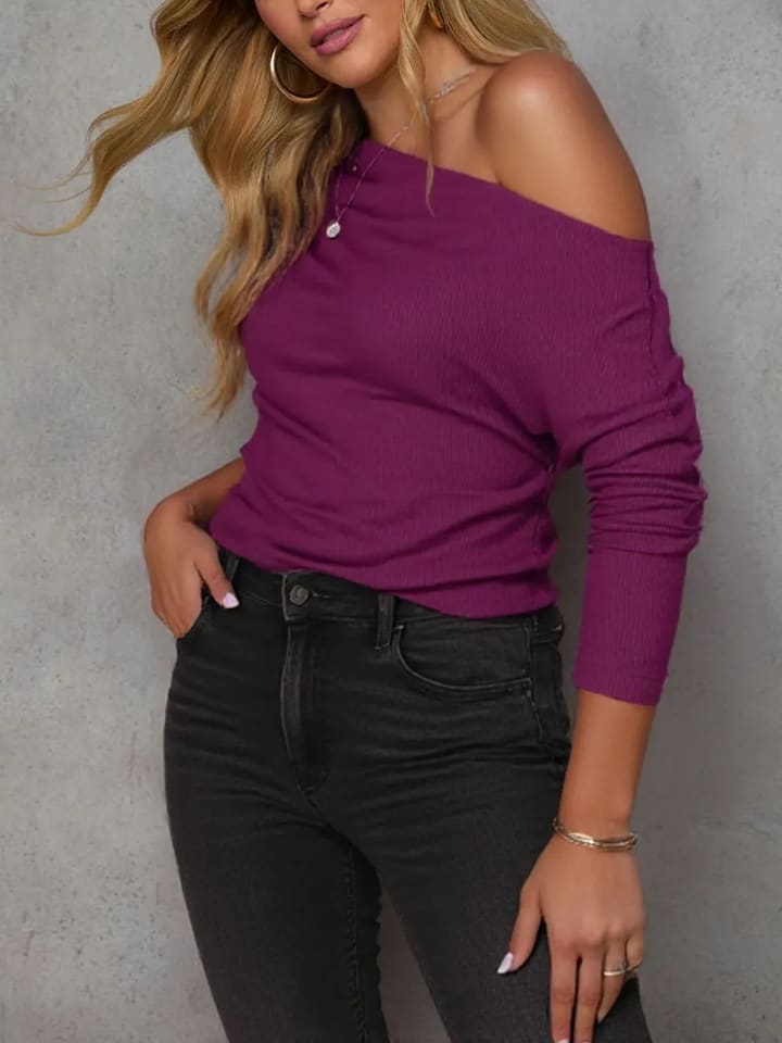 LA Angels Bluzka w kolorze fioletowym rozmiar: M