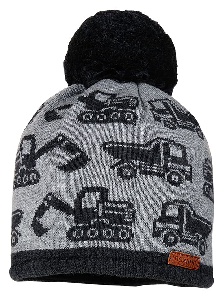 MaxiMo Czapka w kolorze czarno-szarym rozmiar: 49 cm