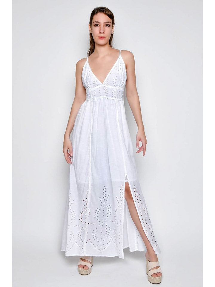 H.H.G. Sukienka w kolorze białym rozmiar: L