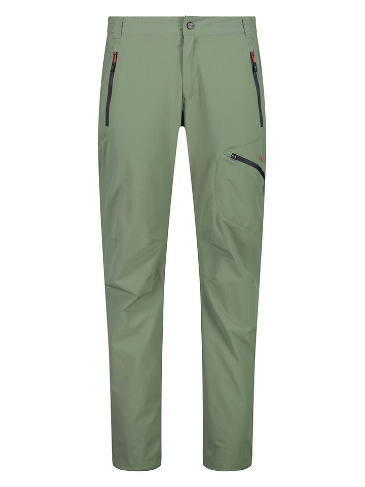 CMP Spodnie trekkingowe w kolorze zielonym rozmiar: 54