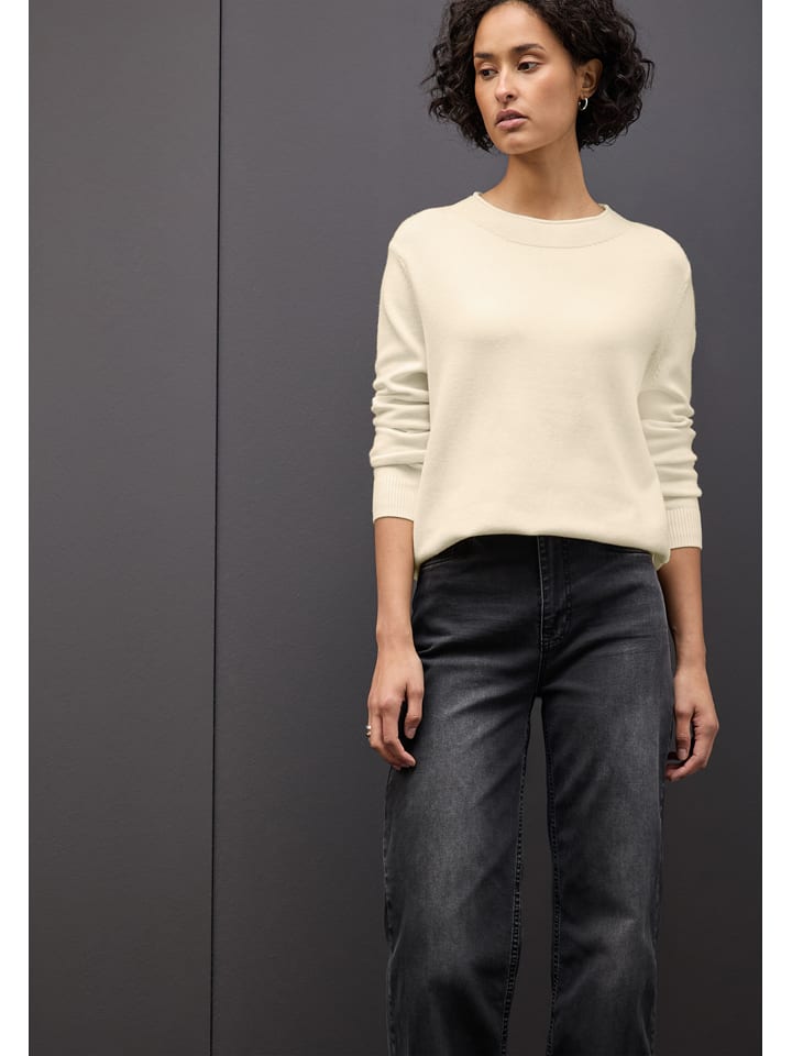 Cecil Sweter w kolorze kremowym rozmiar: 44