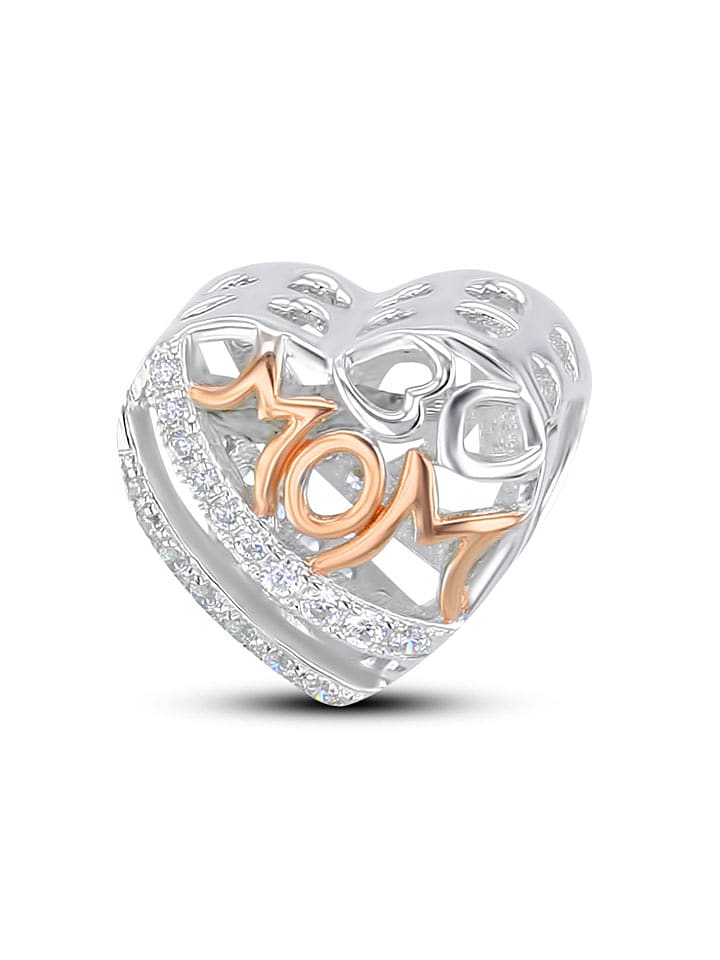 CHARM'S Pozłacany charms z cyrkoniami rozmiar: onesize