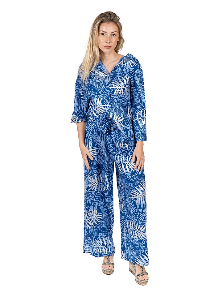 Isla Bonita by SIGRIS Spodnie w kolorze niebieskim rozmiar: M