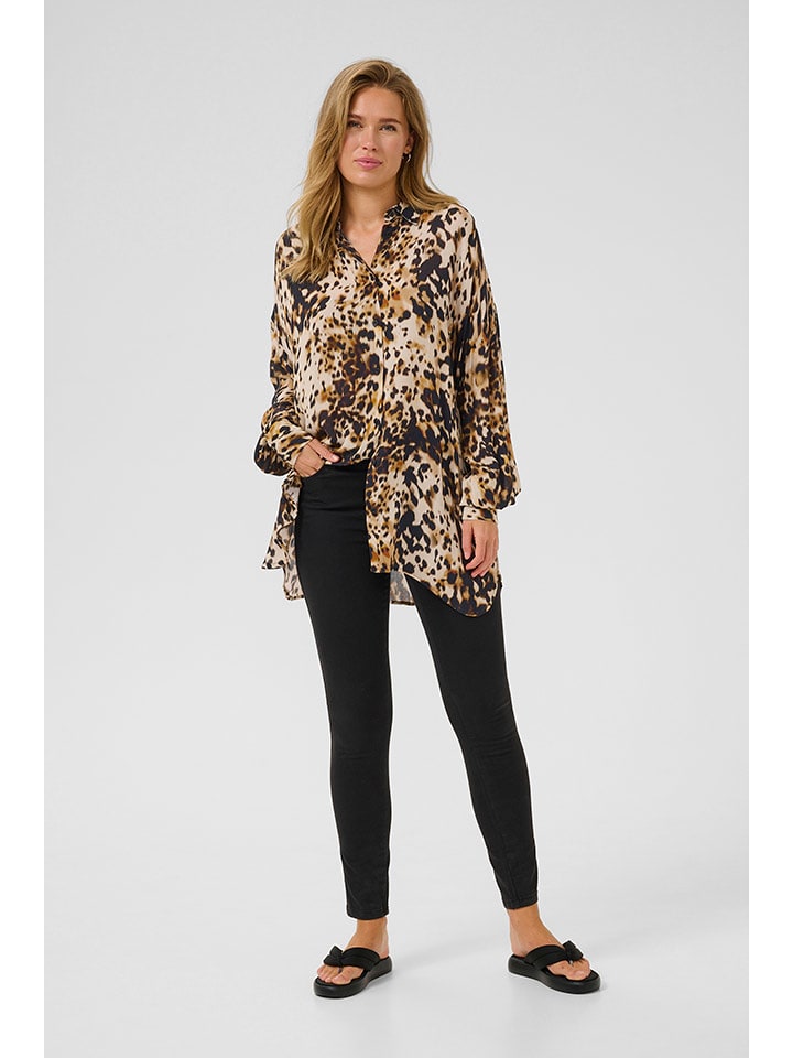 Kaffe Tunika w kolorze beżowym rozmiar: 46