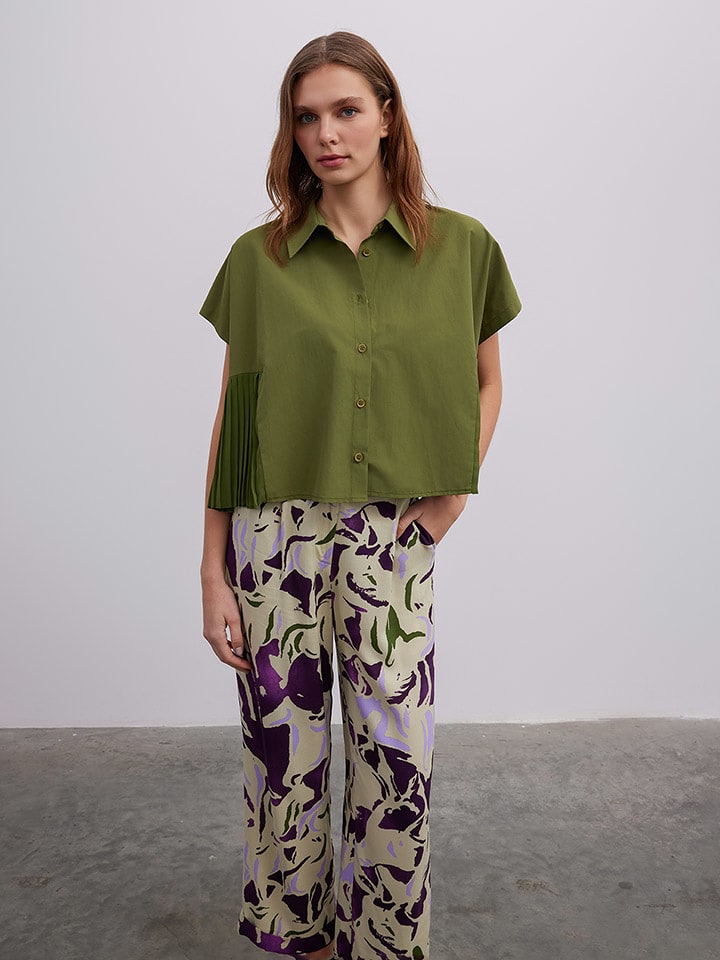 BGN Bluzka w kolorze zielonym rozmiar: 36