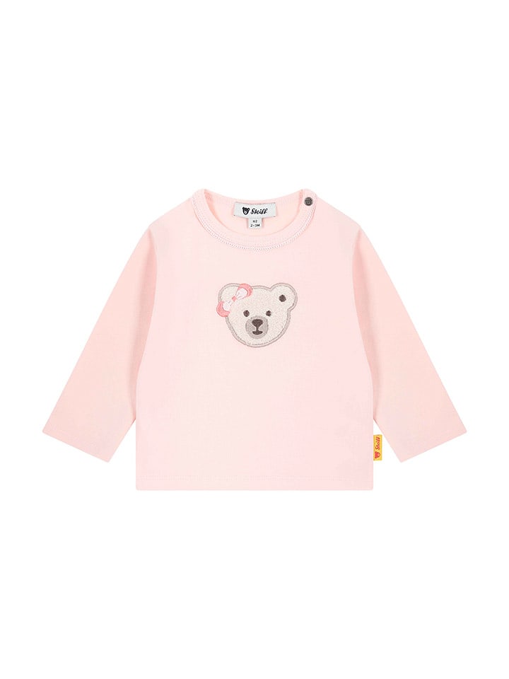 Steiff Koszulka w kolorze jasnoróżowym rozmiar: 74