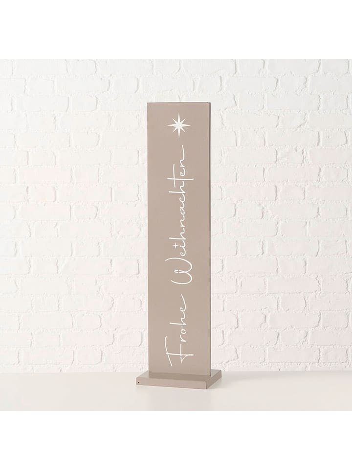 Boltze Dekoracja "Waldan" w kolorze jasnoszarym - wys. 77 cm rozmiar: onesize