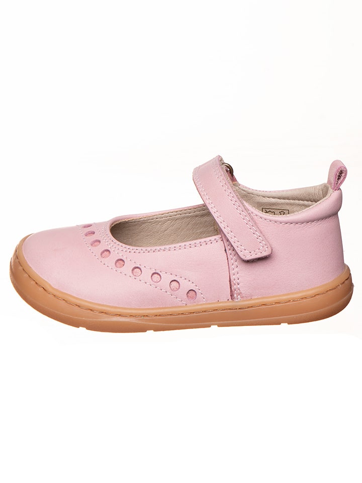 kmins Skórzane buty w kolorze jasnoróżowym do chodzenia na boso rozmiar: 34