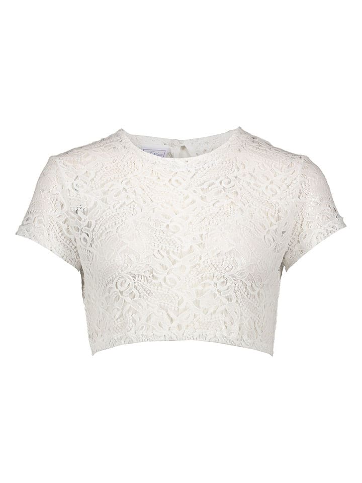 Turi Landhaus Bluzka dirndl w kolorze białym rozmiar: 44