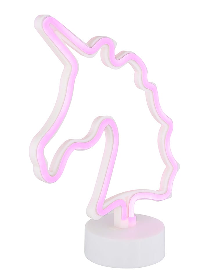 Globo lighting Lampa dekoracyjna LED "Unicorn" w kolorze białym - 20 x 28,5 x 10 cm rozmiar: onesize
