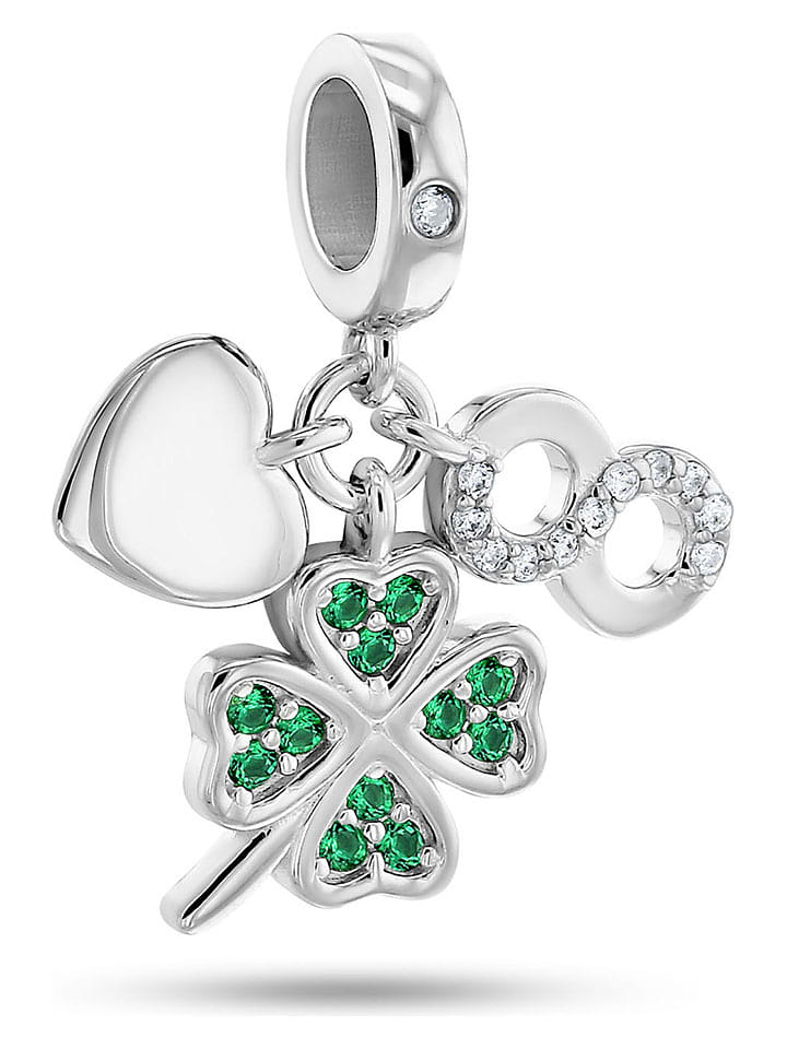 CHARM'S Srebrna zawieszka z cyrkoniami rozmiar: onesize