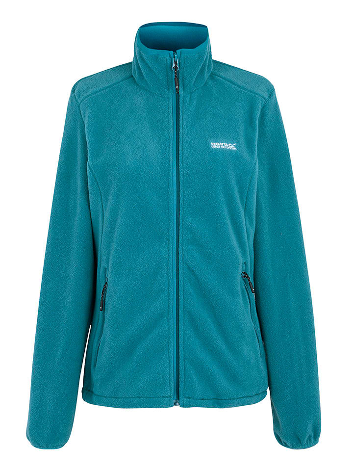 Regatta Kurtka polarowa "Floreo IV" w kolorze turkusowym rozmiar: 46