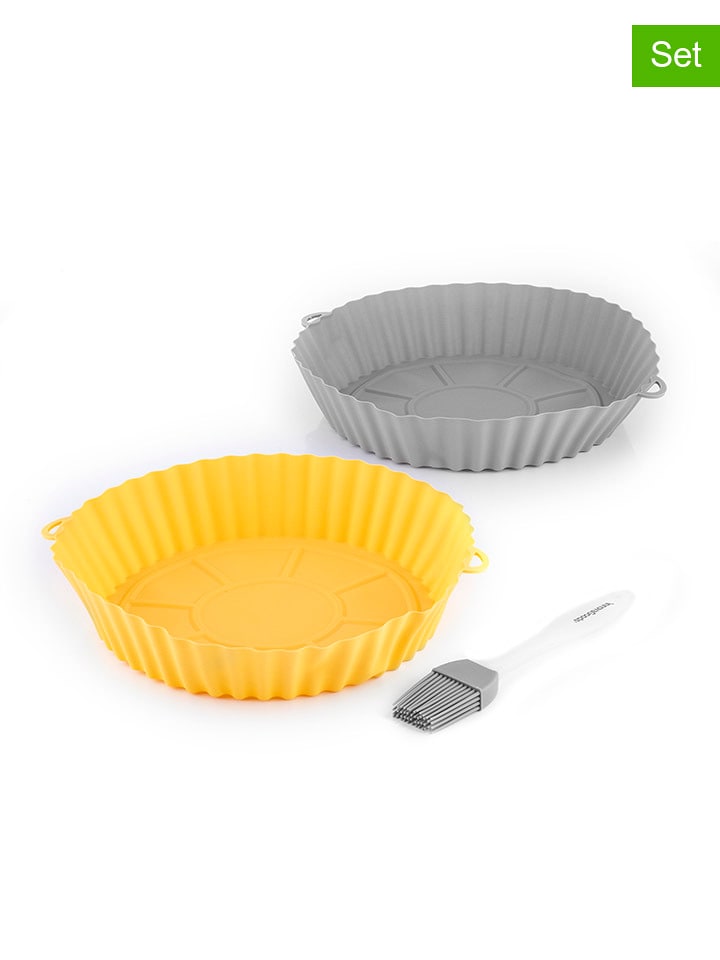 InnovaGoods Wkładki (2 szt.) w kolorze żółto-szarym - Ø 21,5 cm rozmiar: onesize