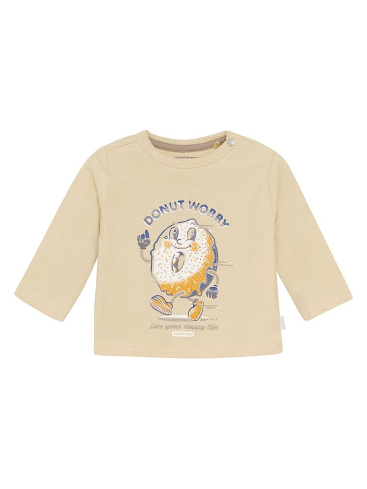 Noppies Koszulka "Sabelli" w kolorze beżowym rozmiar: 80