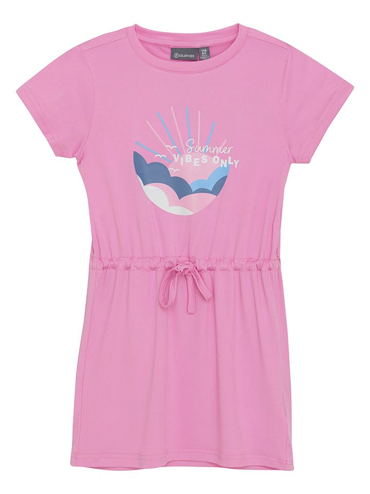 Color Kids Sukienka w kolorze różowym rozmiar: 110