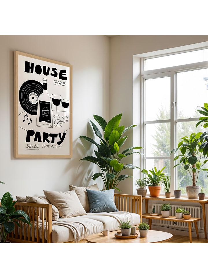 Wallity Druk artystyczny w ramce rozmiar: 55x75 cm