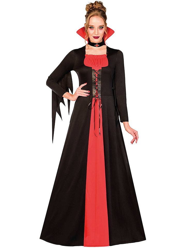 amscan 2-częściowy kostium "Vampir" w kolorze czerwono-czarnym rozmiar: XL