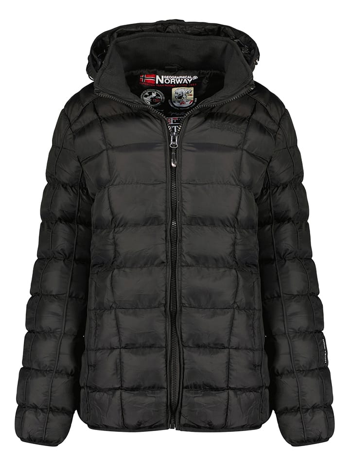 Geographical Norway Kurtka pikowana "Babette" w kolorze czarnym rozmiar: XXL