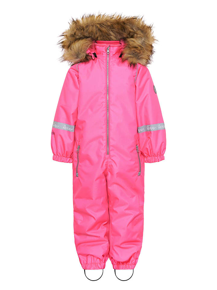 HULABALU Kombinezon zimowy "Happy" w kolorze różowym rozmiar: 104