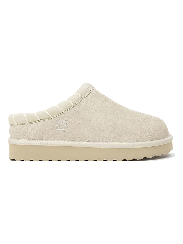 Timberland Skórzane slippersy w kolorze beżowym rozmiar: 39