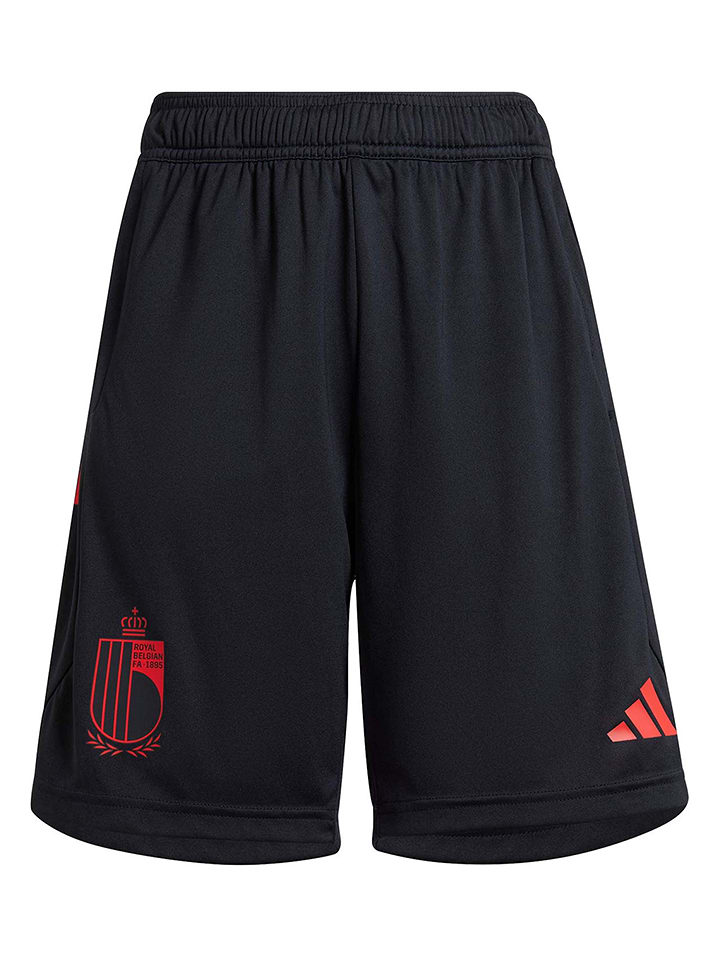 adidas Szorty sportowe "RBFA TR SHO Y" w kolorze czarno-czerwonym rozmiar: 152