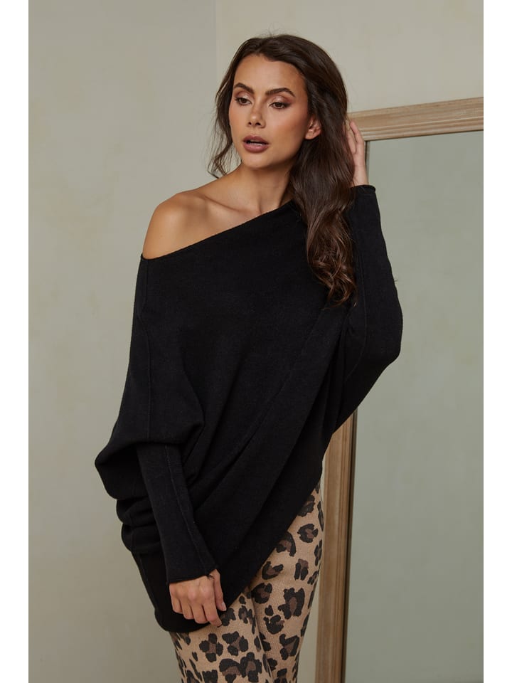 Joséfine Sweter "Isaszeg" w kolorze czarnym rozmiar: M