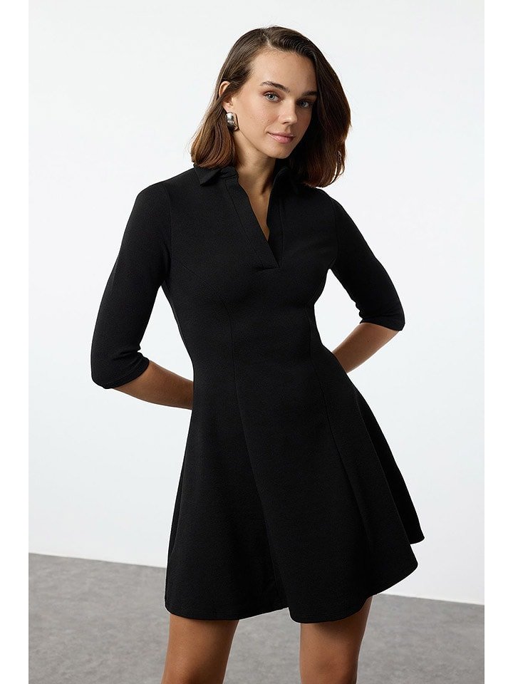 trendyol Sukienka w kolorze czarnym rozmiar: XL