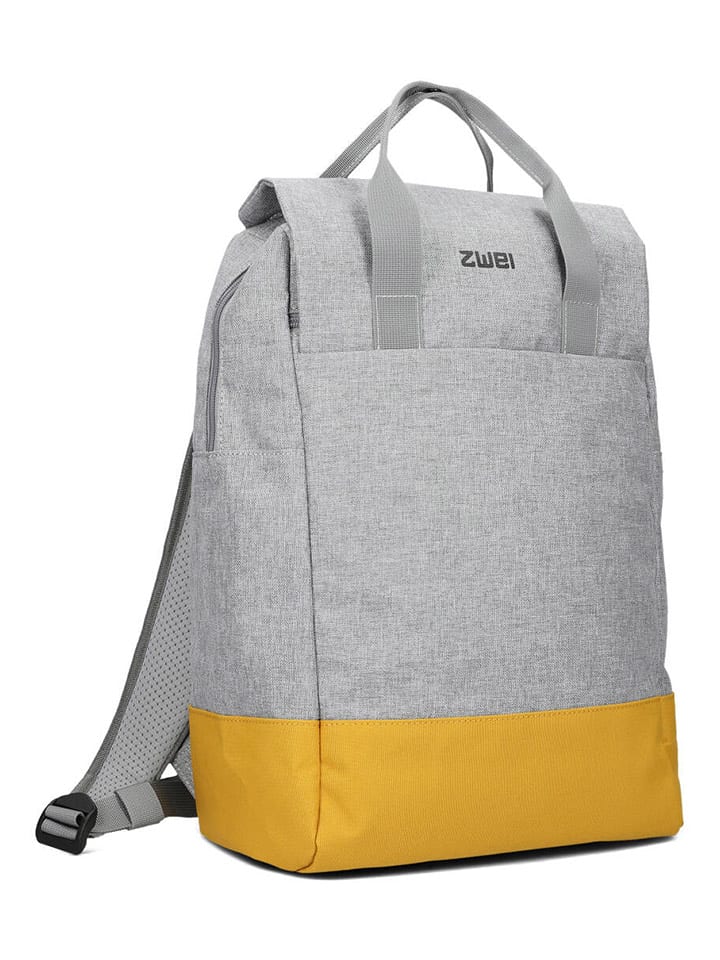Zwei Plecak "Benno BE160" w kolorze szaro-żółtym - 30 x 42 x 17 cm rozmiar: onesize