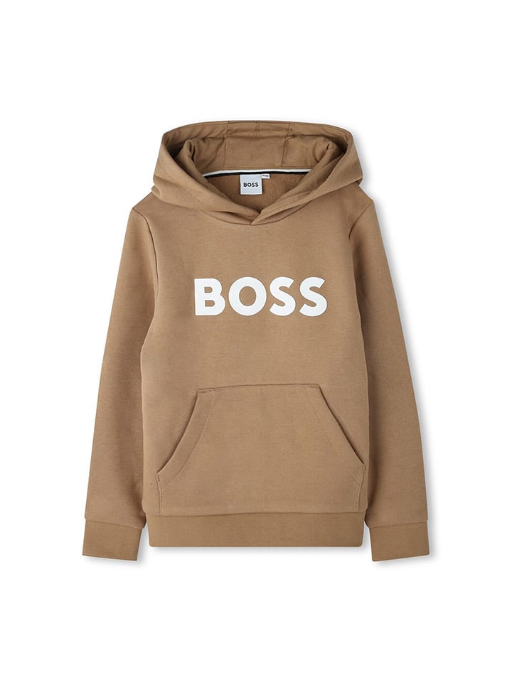 Hugo Boss Kids Bluza w kolorze jasnobrązowym rozmiar: 152