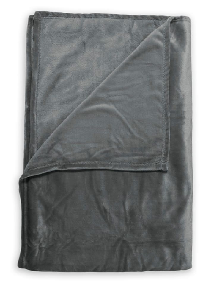 Zo!Home Pled "Cara" w kolorze antracytowym rozmiar: 140x200 cm