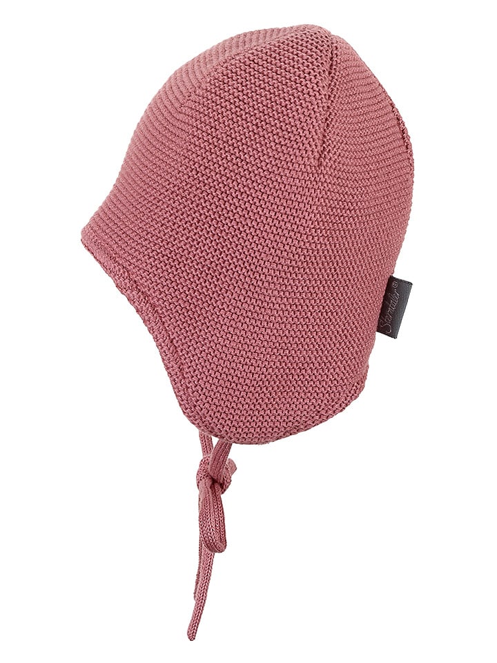 Sterntaler Czapka w kolorze różowym z wiązaniem rozmiar: 41 cm