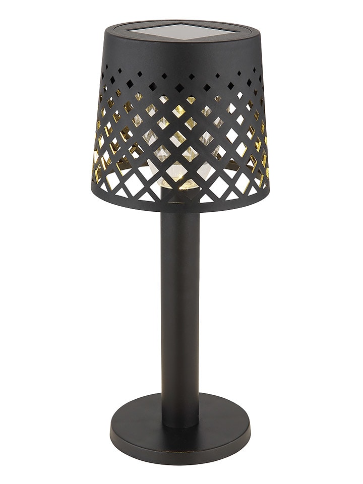 Globo lighting Lampa solarna LED w kolorze czarnym - wys. 21 x Ø 9 cm rozmiar: onesize