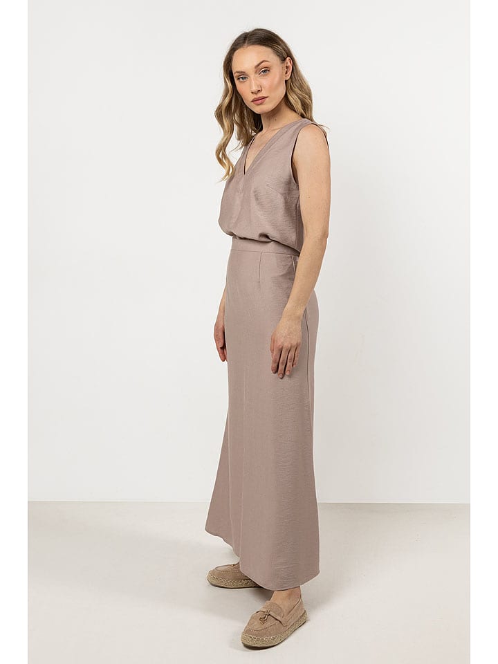 Awama Spódnica w kolorze beżowym rozmiar: M