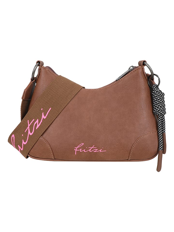 Fritzi aus Preußen Skórzana torebka w kolorze brązowym - 25 x 20 x 10 cm rozmiar: onesize