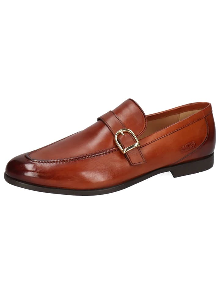 MELVIN & HAMILTON Skórzane mokasyny "Dawson 1" w kolorze jasnobrązowym rozmiar: 46