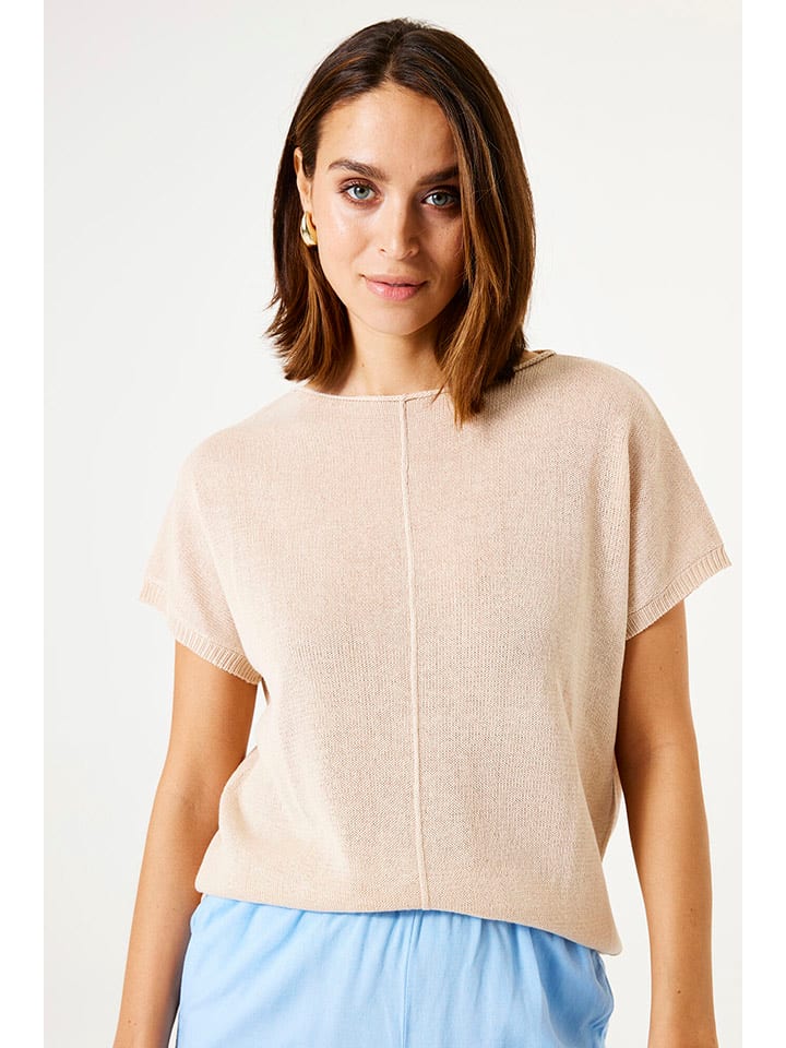 Garcia Sweter w kolorze beżowym rozmiar: XL