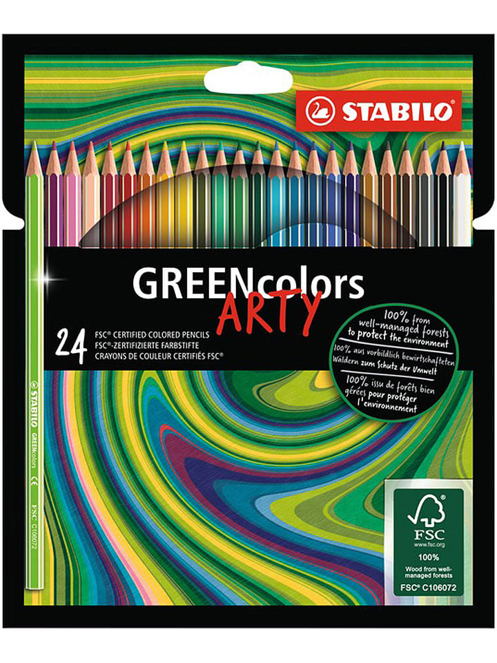 STABILO Kredki (24 szt.) "GREENcolors-ARTY" rozmiar: onesize