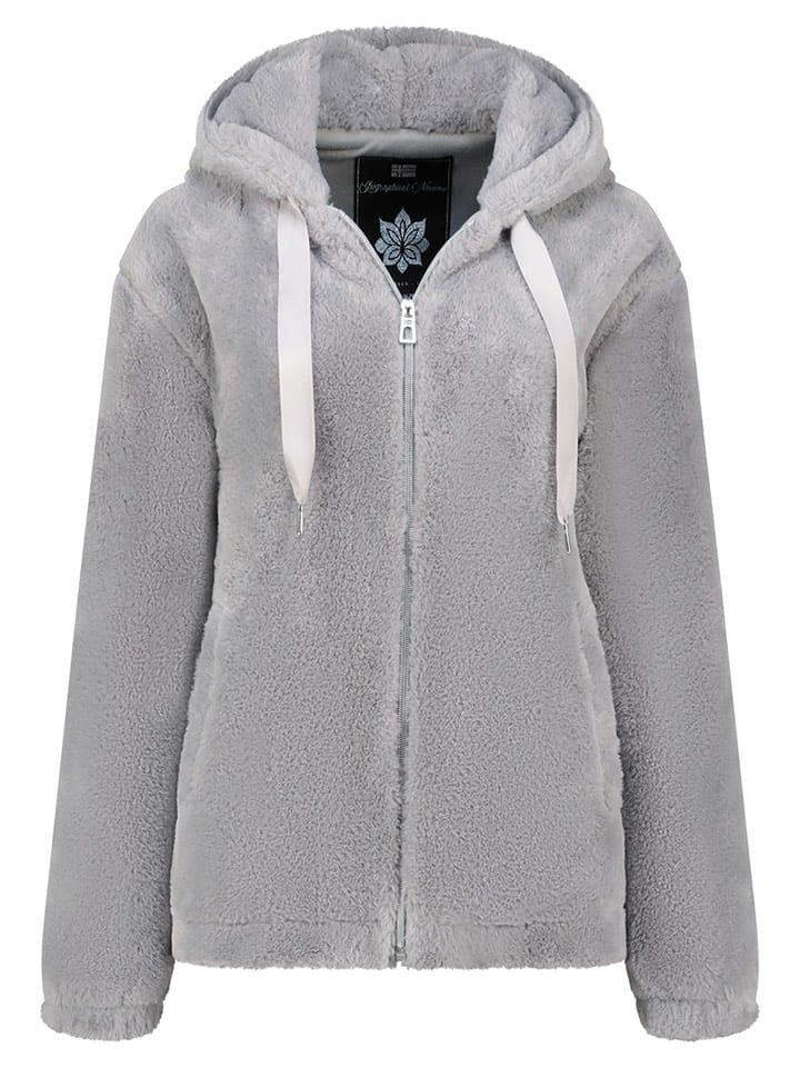 Geographical Norway Kurtka polarowa "Urose" w kolorze szarym rozmiar: XL