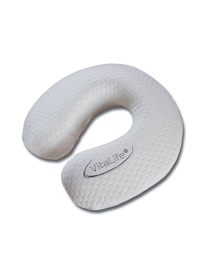 Sanders-Kauffmann Poduszka "VitaLife" w kolorze szarym pod kark - 33 x 33 x 8 cm rozmiar: onesize