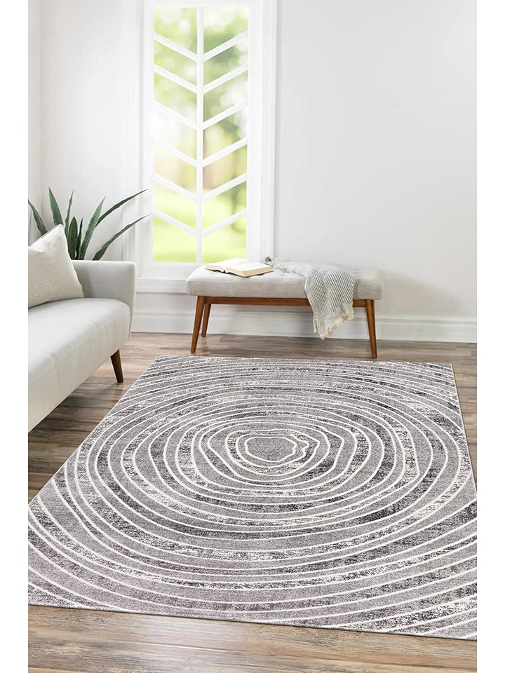 Conceptum Hypnose Dywan "Elmina F0333" w kolorze szarym rozmiar: 80x150 cm