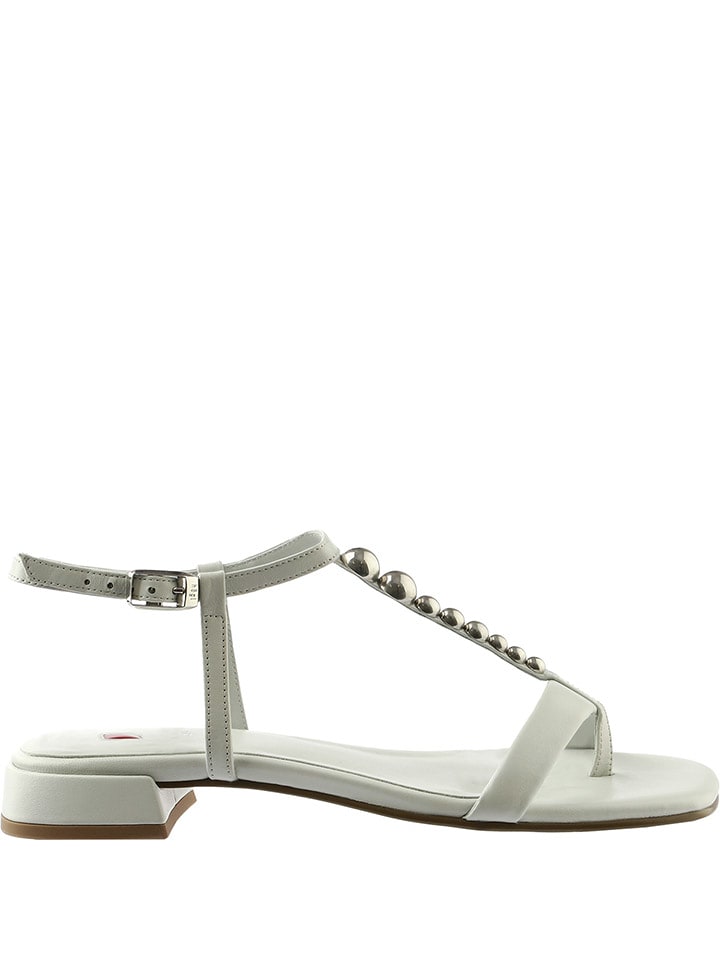 Högl Skórzane sandały w kolorze kremowym rozmiar: 40